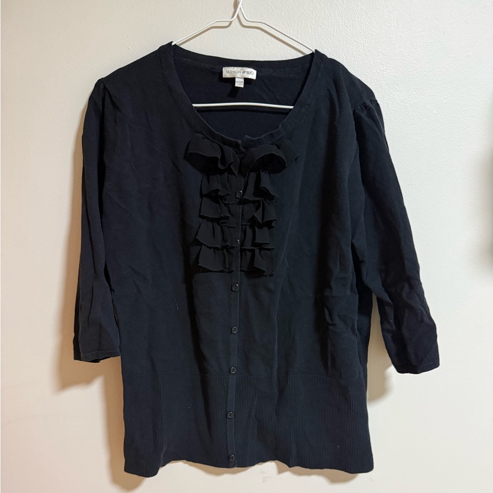 Fashion Bug Black Long Sleeve Top